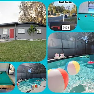  Holiday home Entirehouse W/bush Garden View_private Heated Pool